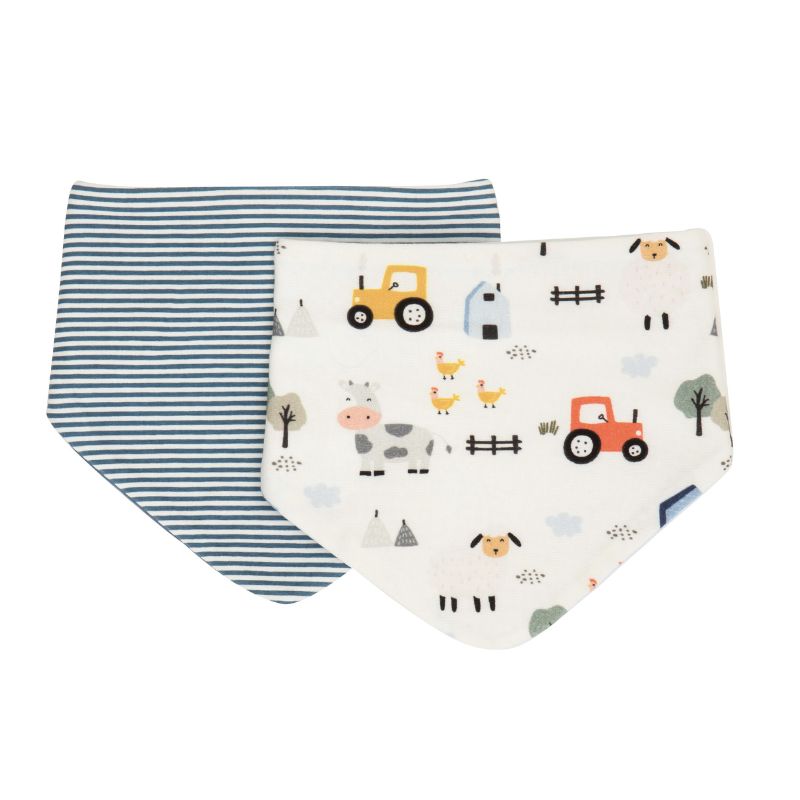 Bandana Bibs 2pk - Barnyard Bandana Bibs 2pk - Barnyard