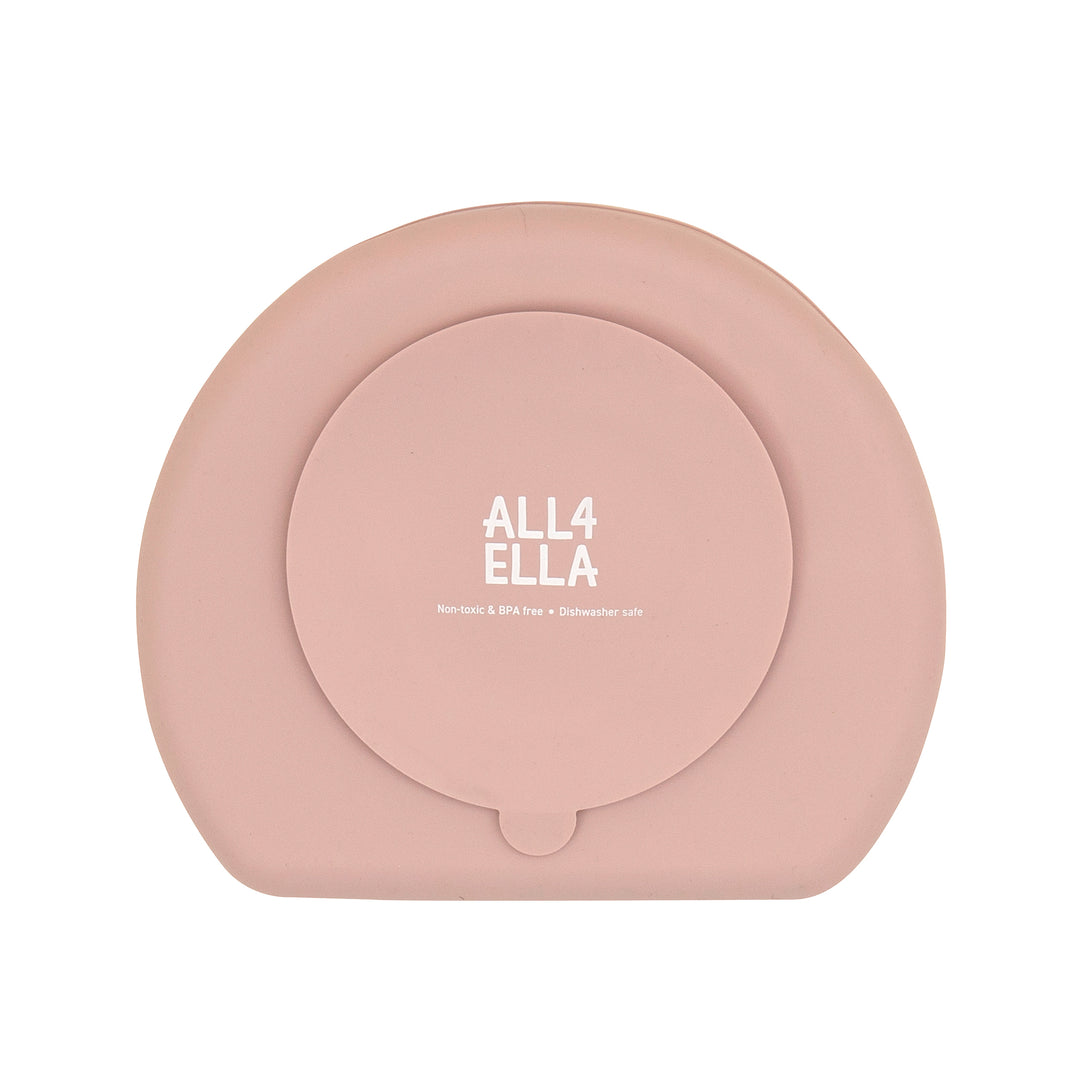 Silicone suction plate - Dusty Pink