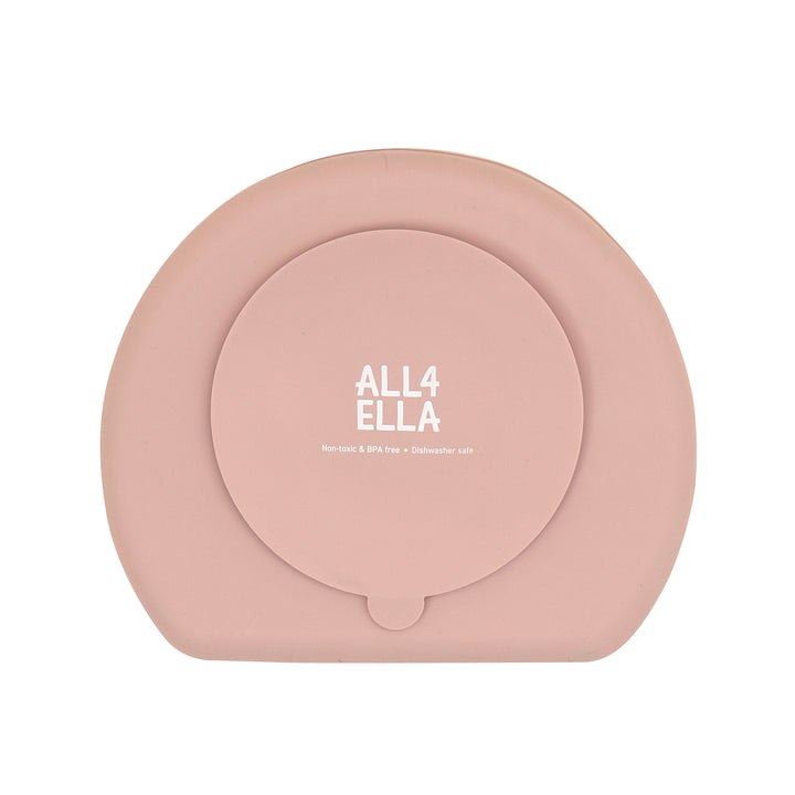 Silicone suction plate - Dusty Pink