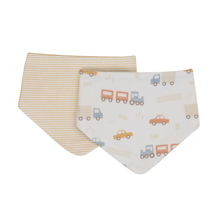 Bandana bibs 2pk - Trucks