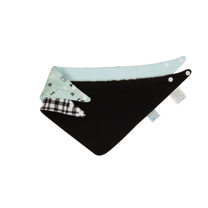 Bandana bibs 2pk - Hot Air Balloons