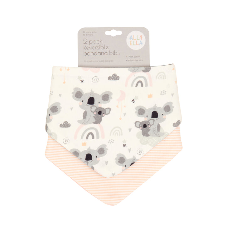 Bandana bibs 2pk - Koala