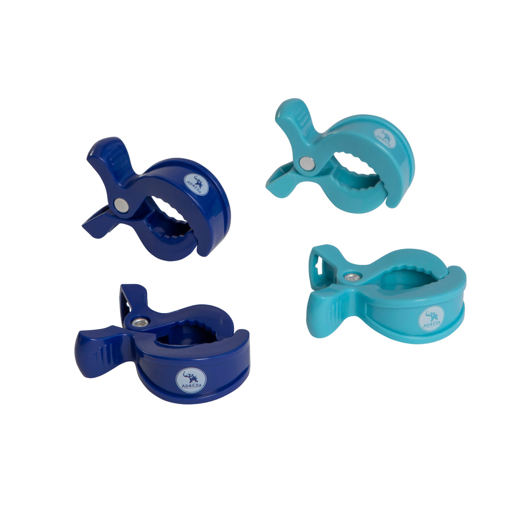 Pram Pegs 4 pk - Blue/Navy