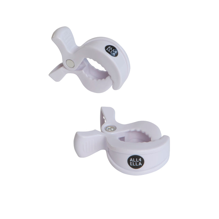 Pram pegs 2 pk - White