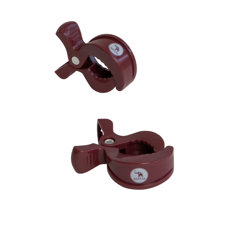 Pram pegs 2 pk - Burgundy