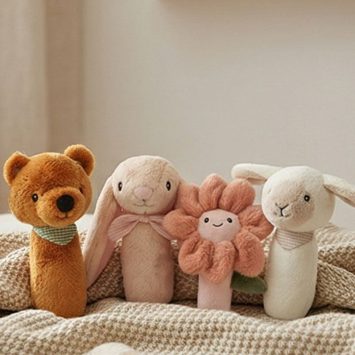 Baby Rattle - Flower