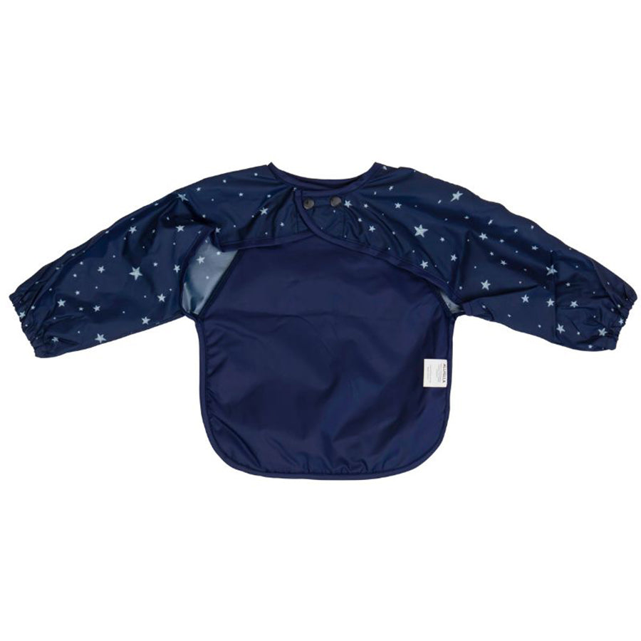 Long sleeve bib - Star Blue