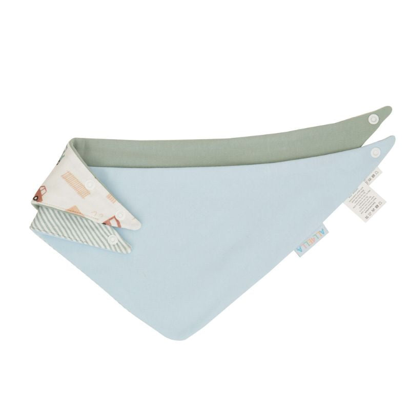 Bandana bibs 2pk - Blue Trucks