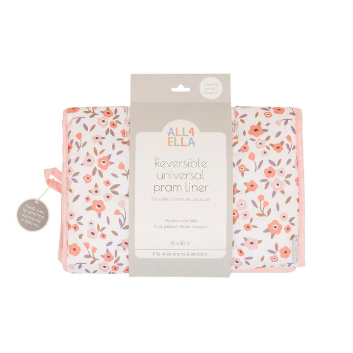 Universal pram liner - Floral Bouquet