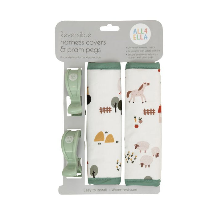 Harness covers & pram pegs - Country Farm