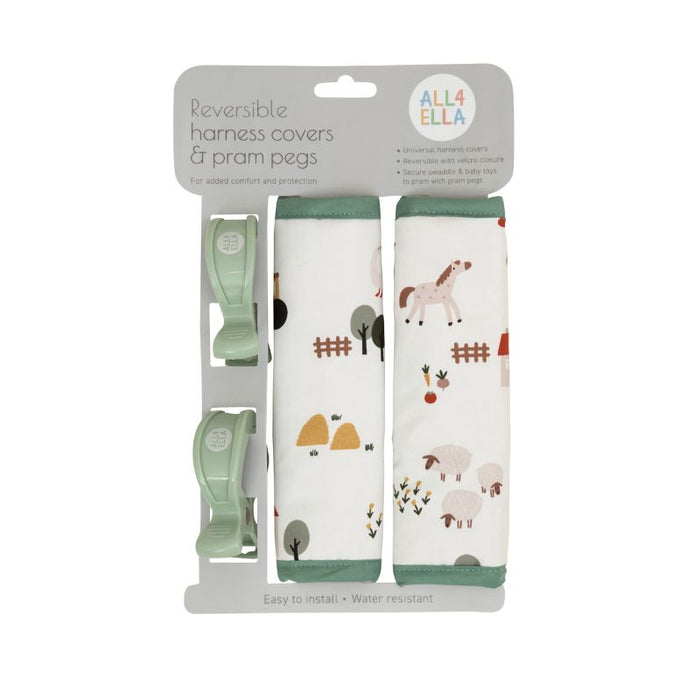 Harness covers & pram pegs - Country Farm