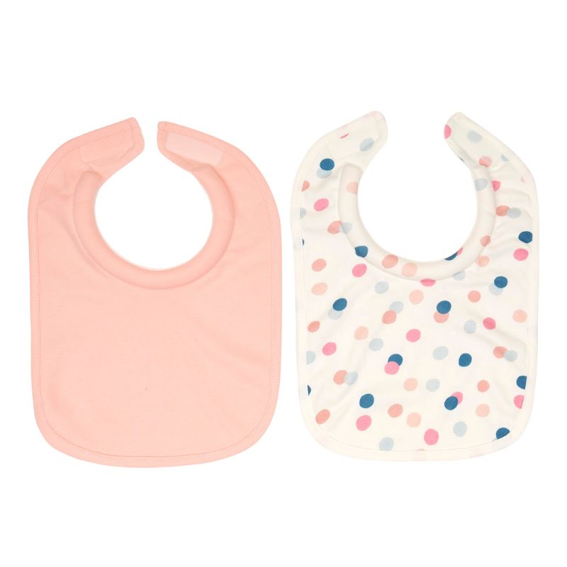 Roll Neck Bibs 2pk - Confetti