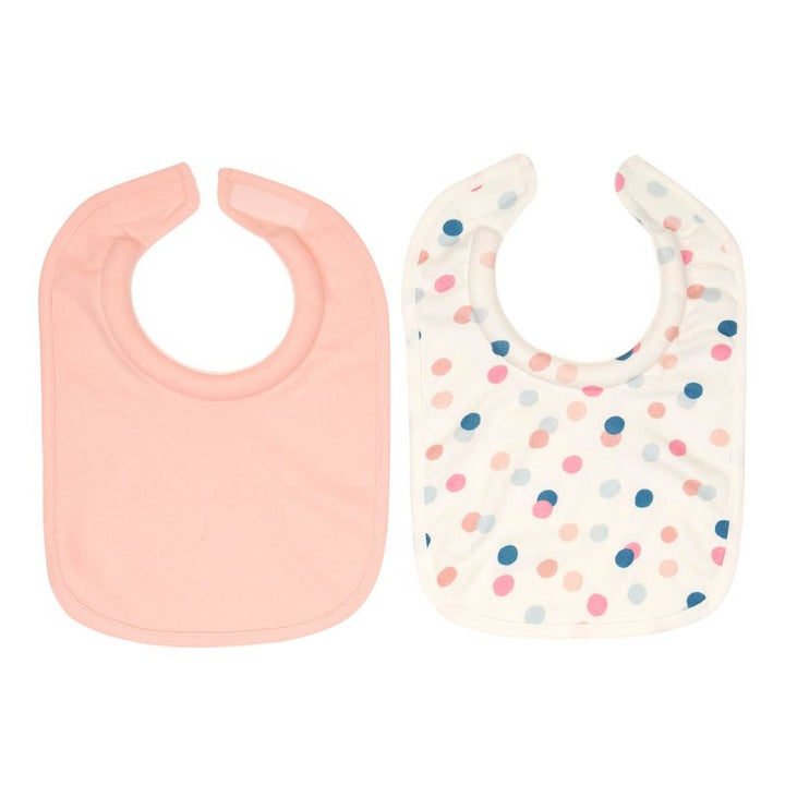 Roll Neck Bibs 2pk - Confetti