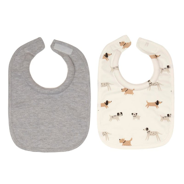 Roll Neck Bibs 2pk - Dogs