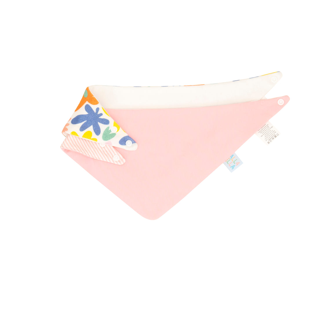 Bandana bibs 2pk - Bright Floral