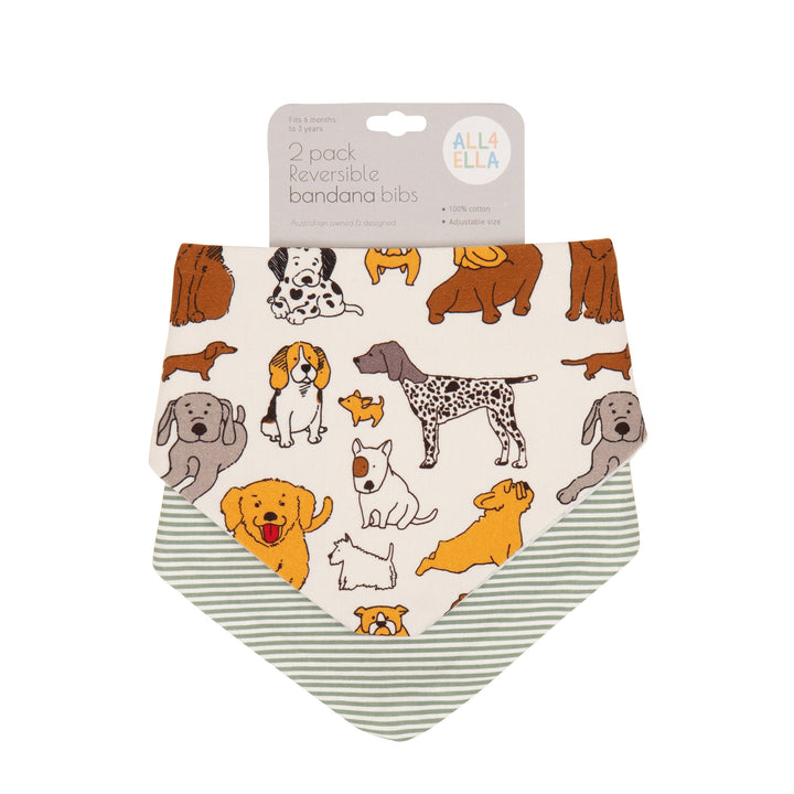 Bandana bibs 2pk - Dog Breed