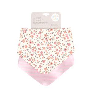 Bandana bibs 2pk - Floral Bouquet