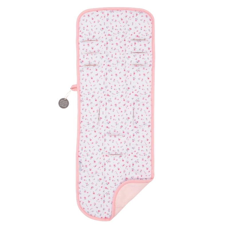 Ice cooling pram liner - Pink Petals