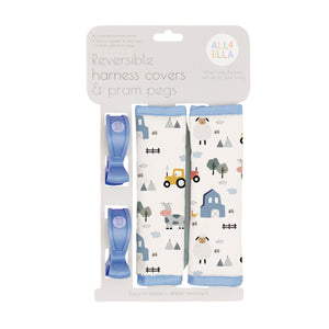 Harness covers & pram pegs - Barnyard