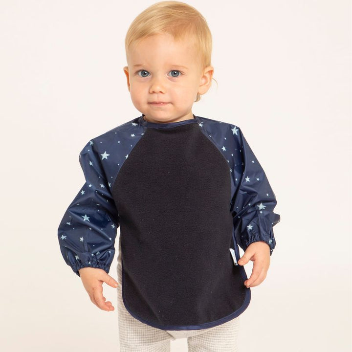 Long sleeve bib - Star Blue