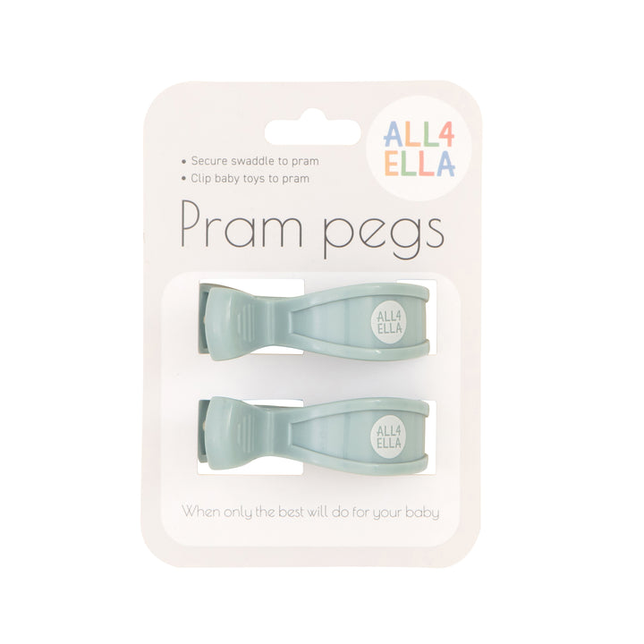 Pram pegs 2 pk - Steel Blue