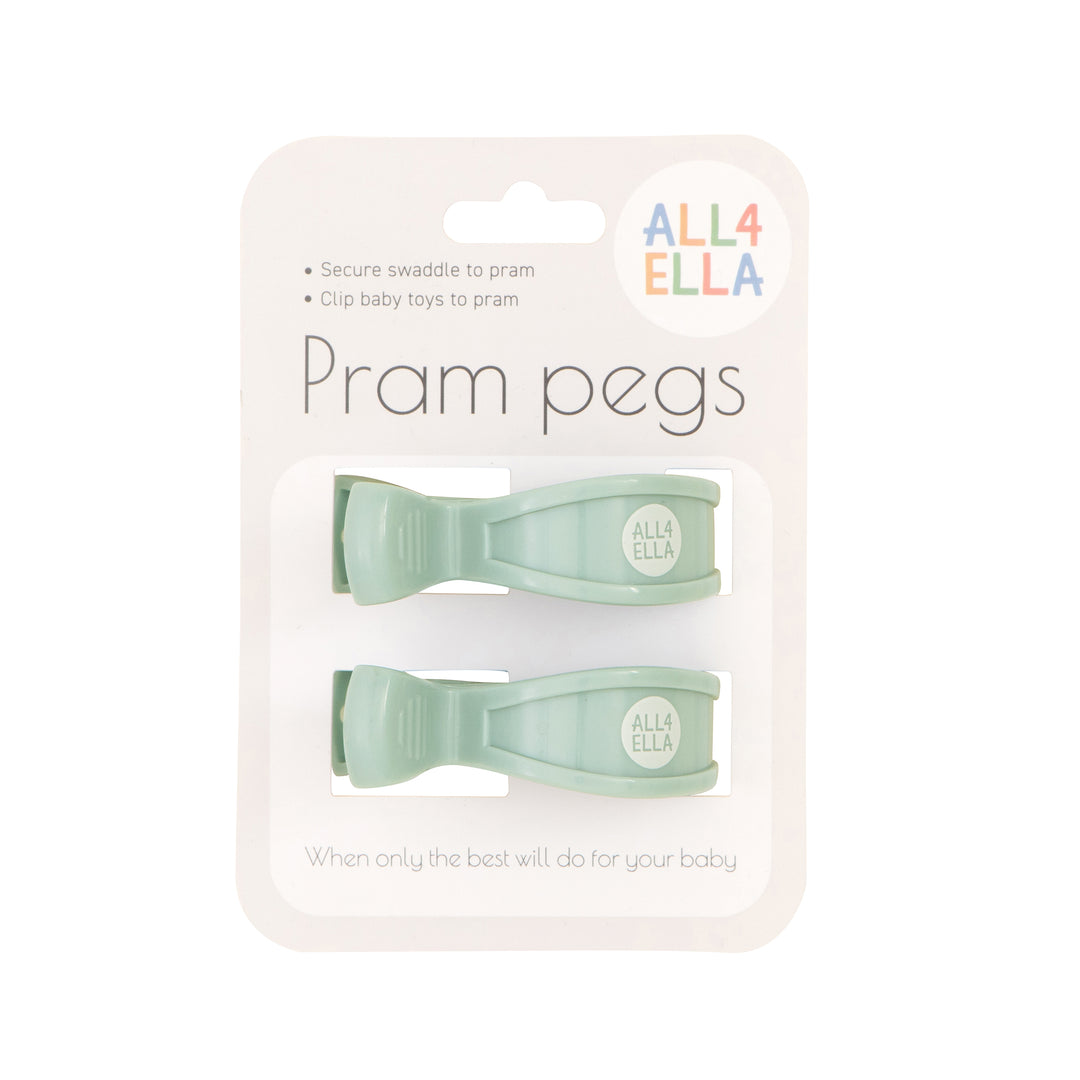 Pram pegs 2 pk - Sage