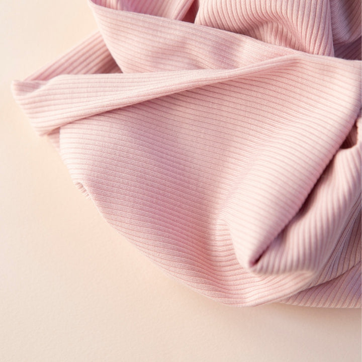 Ribbed jersey swaddles 2pk - Pink & Grey