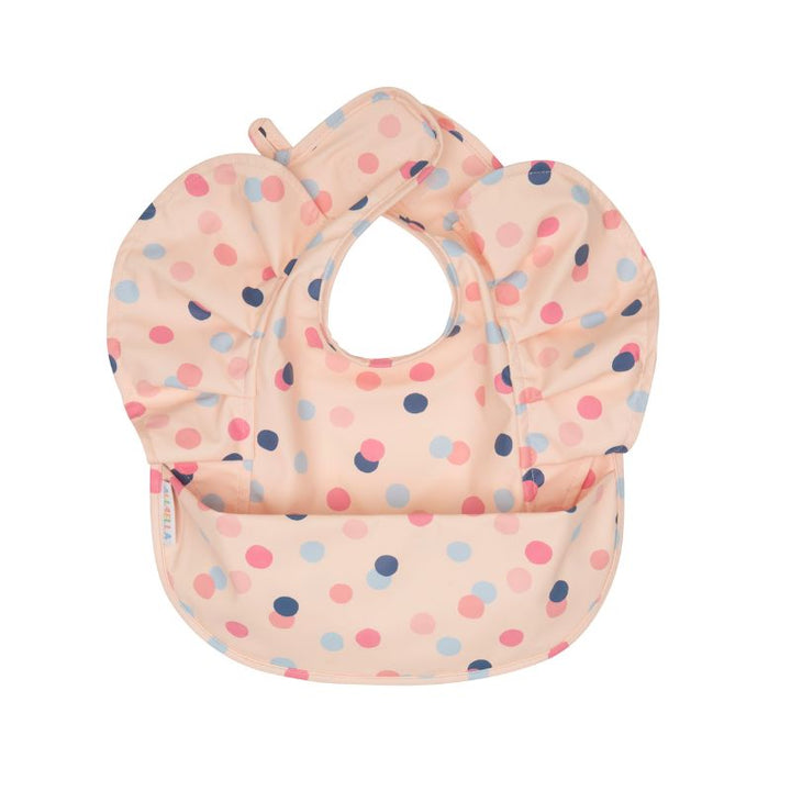 Recycled frills bib - Confetti