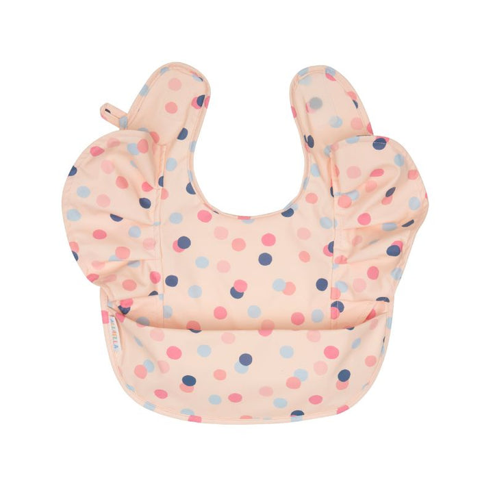 Recycled frills bib - Confetti