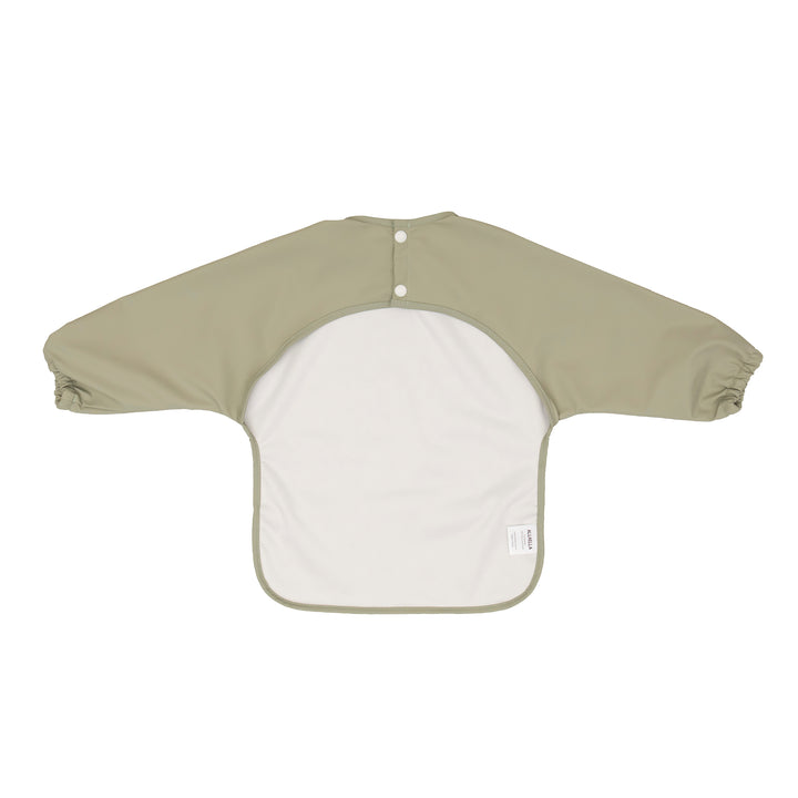 Recycled long sleeve bib - Light Sage