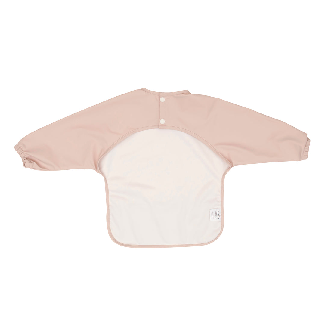 Recycled long sleeve bib - Light Pink