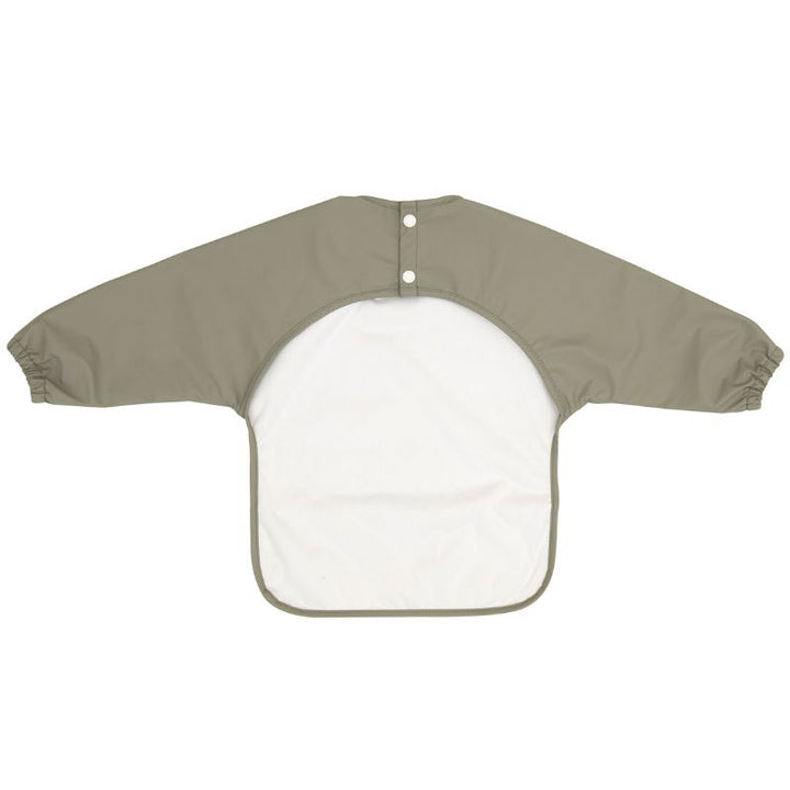 Recycled long sleeve bib - Two-tone sage