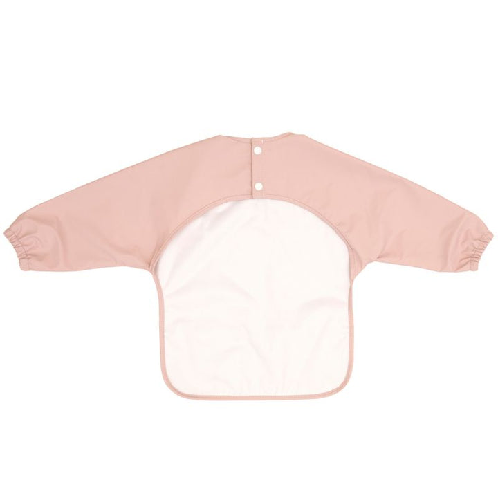 Recycled long sleeve bib - Dusty pink