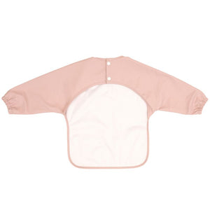 Recycled long sleeve bib - Two-tone pink