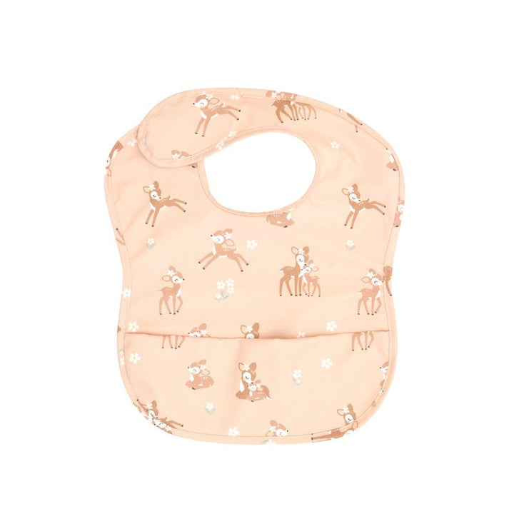 Recycled pouch bib - Fawn