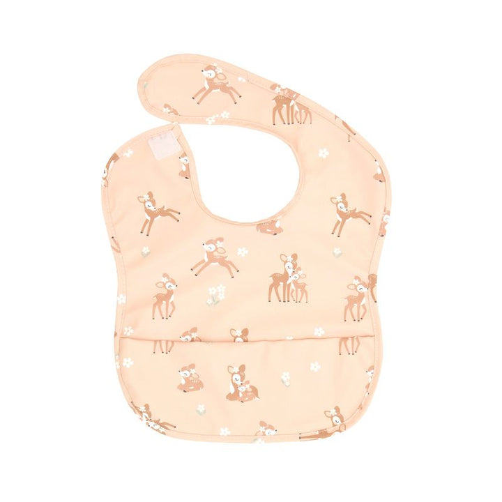 Recycled pouch bib - Fawn