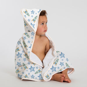 Organic hooded towel - Rocket