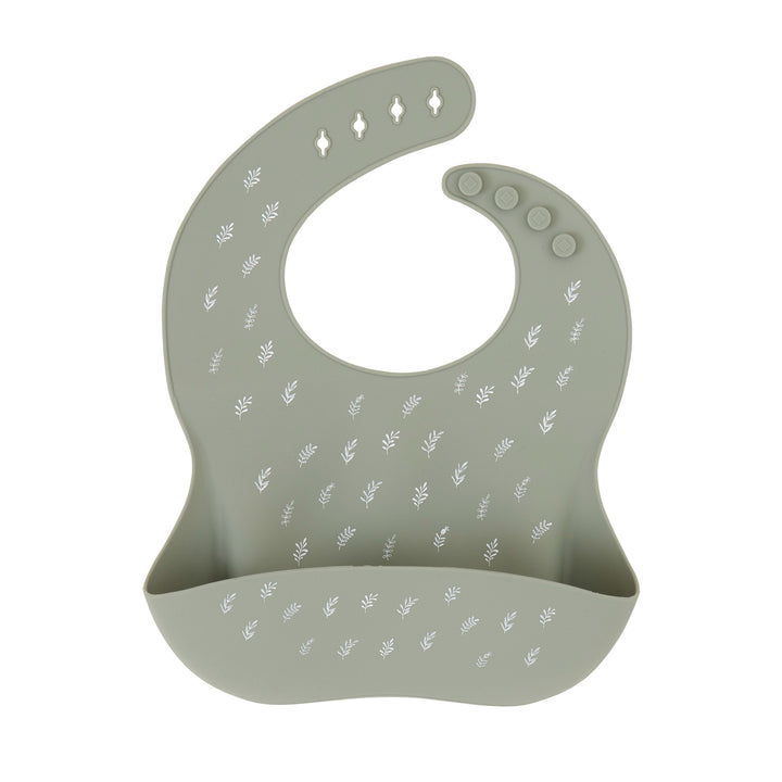 Silicone catch bib - Olive