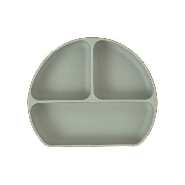 Silicone suction plate - Olive