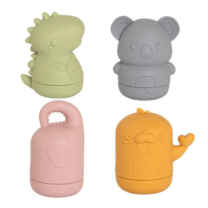 Squeezy Silicone Bath Toys - Animal Friends