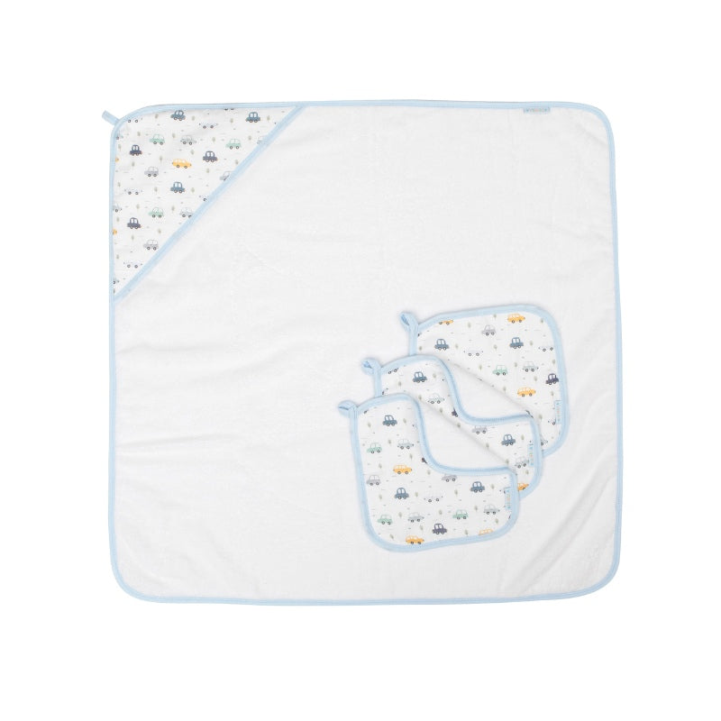 Baby hooded towel - Beep Beep