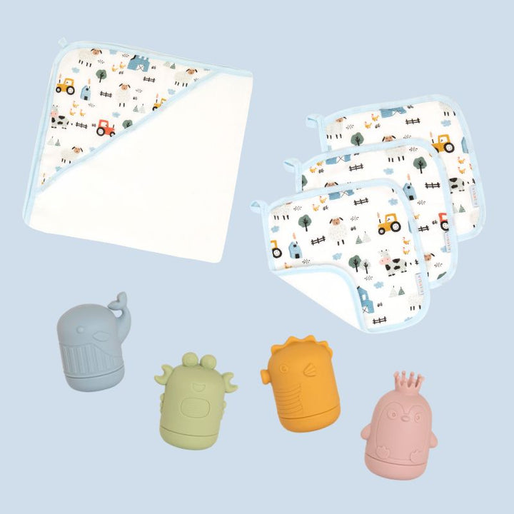 Bath Time Essentials Bundle - Barnyard