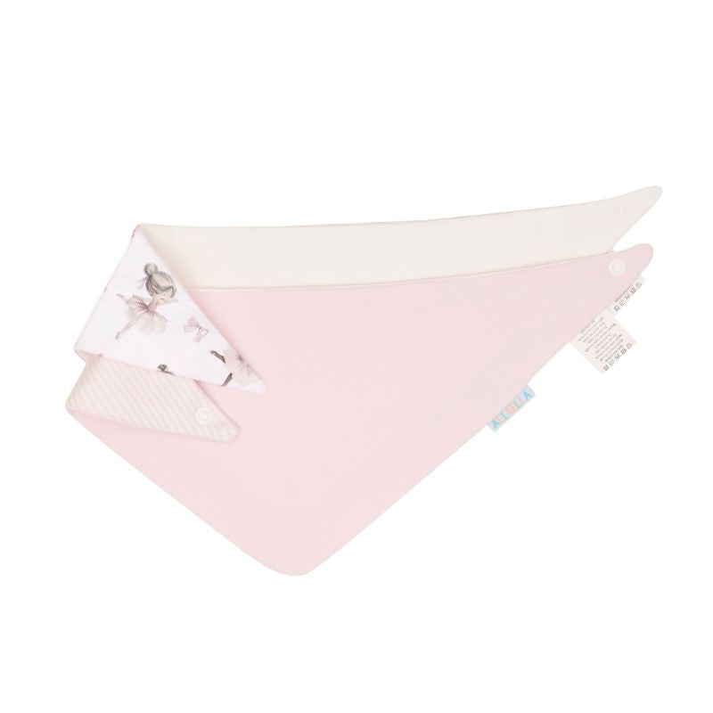 Bandana bibs 2pk - Ballerina