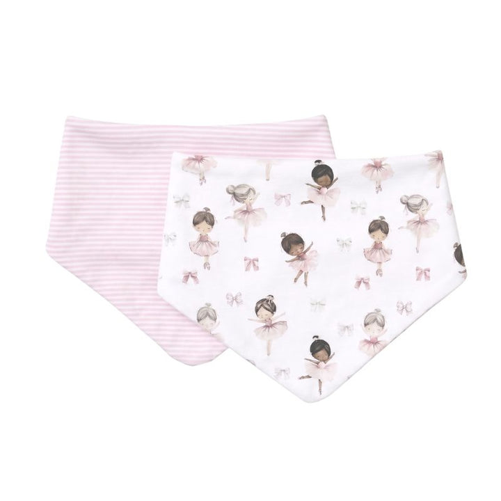 Bandana bibs 2pk - Ballerina