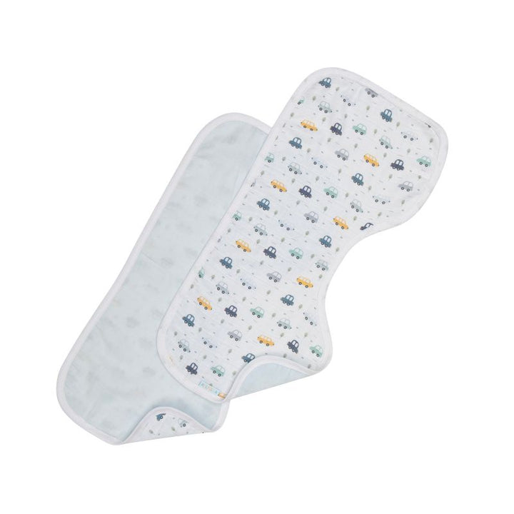 Beep Beep Organic Burp Cloths 2pk