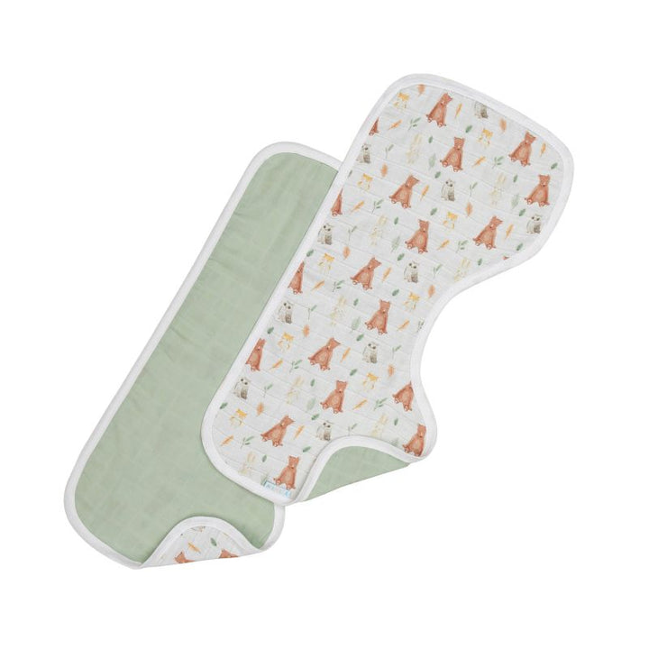 Forest Friends Organic Burp Cloths 2pk