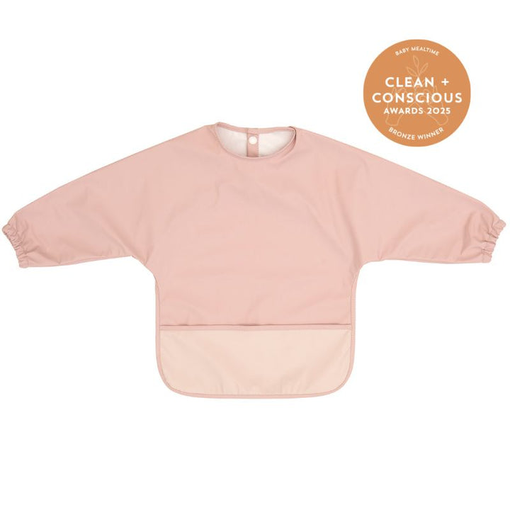 Pink Recycled Long Sleeve Bib