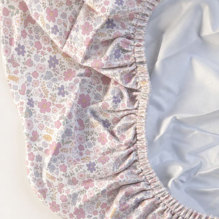 Blossom Waterproof Fitted Cot Sheet